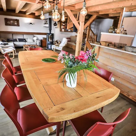 Appt Le Telemark - 10 Pers 4 - Duplex - Piscine - Aravistour 圣简德斯科特